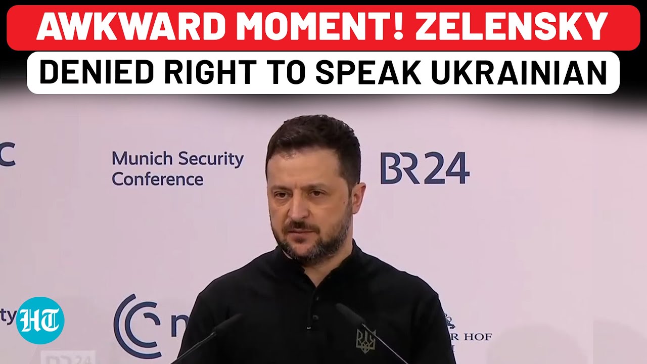 Zelensky Full Speech: ‘No’ to Ukrainian? Zelensky Confronted Over Language Choice at Munich Summit
