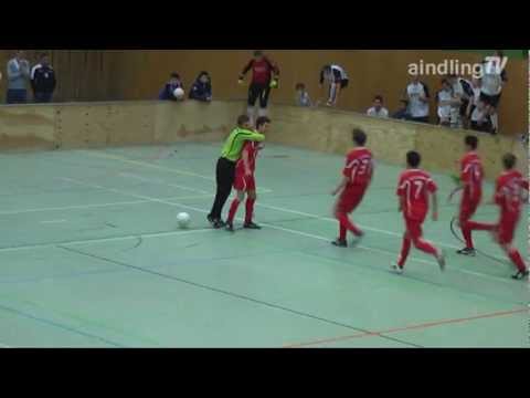 aindlingTV: Hallenlandkreismeisterschaft 2012/13 Halbfinale TSV Aindling - TSV Hollenbach 4:5 (0:0)