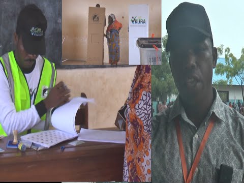 OMAR ISSA KOMBO APIGA KURA JIMBONI KWAKE, APONGEZA UTARATIBU MUZURI WA U...