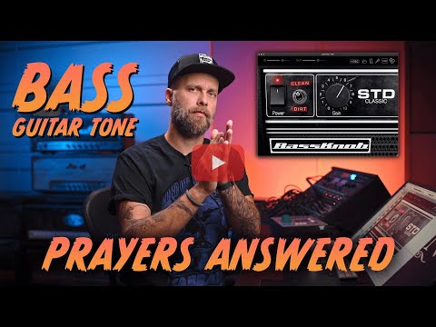 Professional producer gets studio bass guitar tone with a single knob.