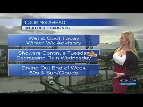 Noon Monday Forecast KOIN 6 News March 26, 2018