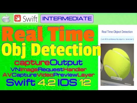 IOS 12, Swift 4,intermediate,  Tutorial : Real Time Camera capture Objects Detection   ( CoreML )
