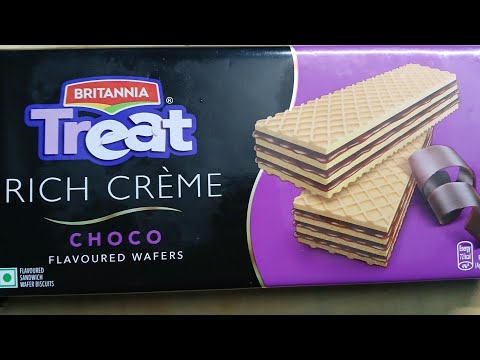 Britannia Treat Rich Creme Choco Flavoured Wafers From Flipkart #review