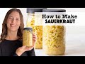 How to Make Sauerkraut - one of the easiest homemade fermented foods DEFAULT Thumbnail