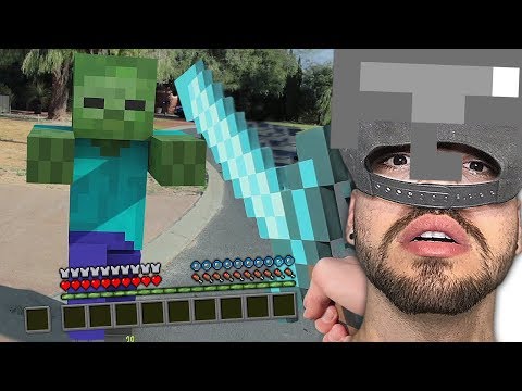 Tested Minecraft in Real Life **Minecraft Earth**