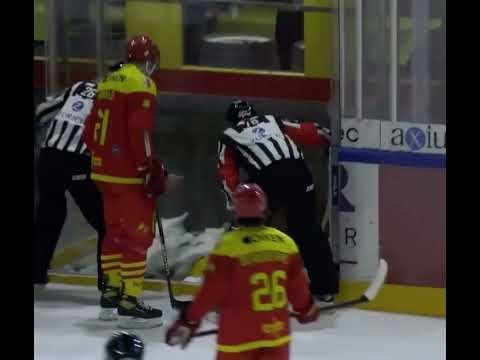 HC Sierre - EHC Langenthal Icehole, Zamboni, Accident 23.12.2021