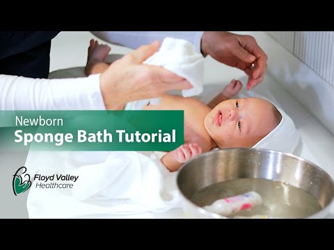 How to Sponge Bathe a Newborn