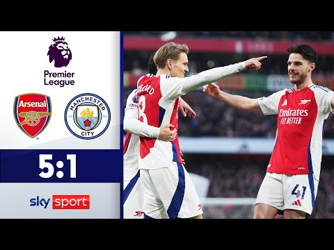 Machtdemonstration! Arsenal bestraft City! | FC Arsenal - Manchester City | Highlights - 2024/25