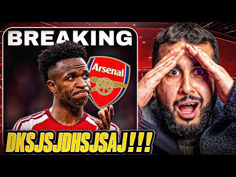 ARSENAL PLOT SHOCK VINICIUS JR MOVE!?