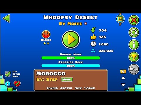 Whoopsy Desert 100% (Harder) by Moffe |Geometry Dash