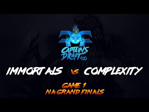 Complexity vs Immortals Game 1 - Captains Draft 4 NA Qualifiers FINALS