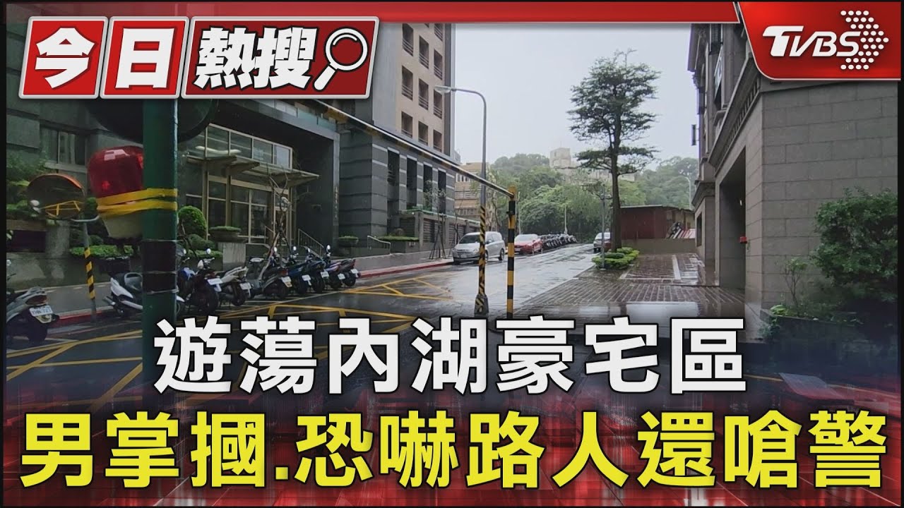 遊蕩內湖豪宅區 男掌摑、恐嚇路人還嗆警