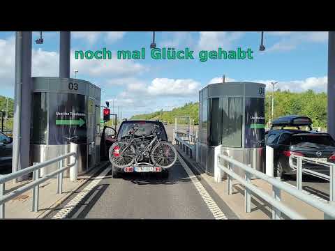 Die Öresundbrücke, Mautstelle