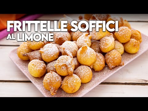 FRITTELLE SOFFICI AL LIMONE Ricetta Facile - Fatto in Casa da Benedetta