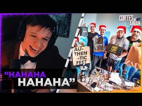 ARUAN REAGE A AMIGO SECRETO DOS HUNTERS 2022 (THIAGO REIS) - Cortes do Aruan