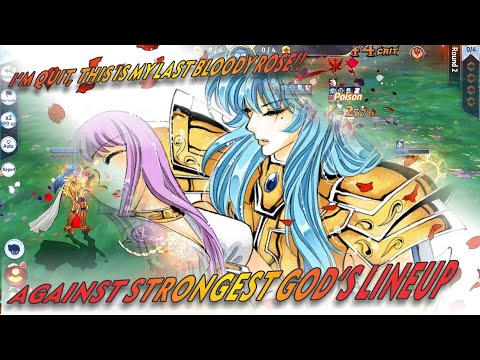 SS Athena 2 Round Combo Line Up VS Pisces Aphrodite "I'm Quit!!!" - Saint Seiya Awakening