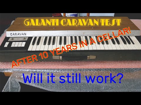 Galanti (GEM) Caravan in bad condition, little restoration, cleaning and test.