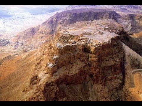 Masada Tour - 39 degrees (103 degrees Fahrenheit) without shade at all. Israel