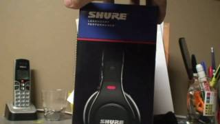 Shure SRH-440 unboxing