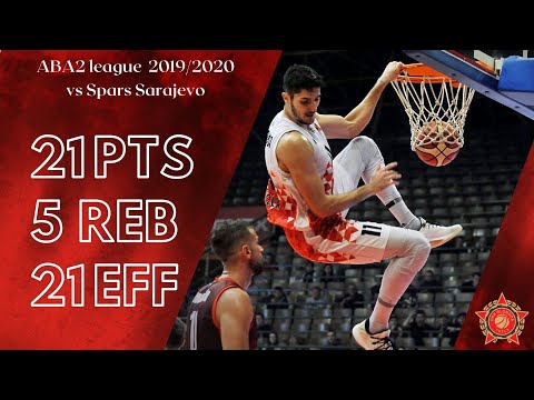 Fahrudin Manjgafic vs Spars Sarajevo | 21PTS 5REB 1BLK | ABA2 League 2019/2020