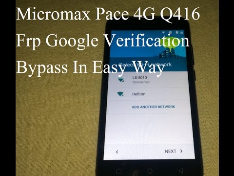 Miromax Canvas Pace 4G Q416  Frp lock bypass | Remove Google Account