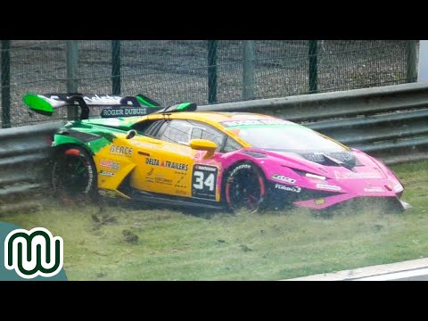 🇧🇪 Lamborghini Super Trofeo 2024: CRASHES, Incidents & Action at Spa-Francorchamps