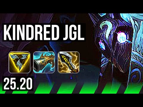 KINDRED vs VOLIBEAR (JGL) | Dominating | EUW Grandmaster | 25.20
