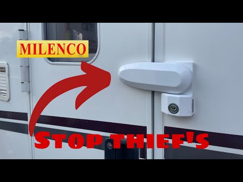 HOW TO Install a milenco security door lock to your motorhome/caravan