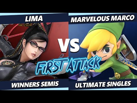First Attack 2025 TOP 8 - Lima (Bayonetta) Vs. Marvelous_Marco (Toon Link) Smash Ultimate - SSBU