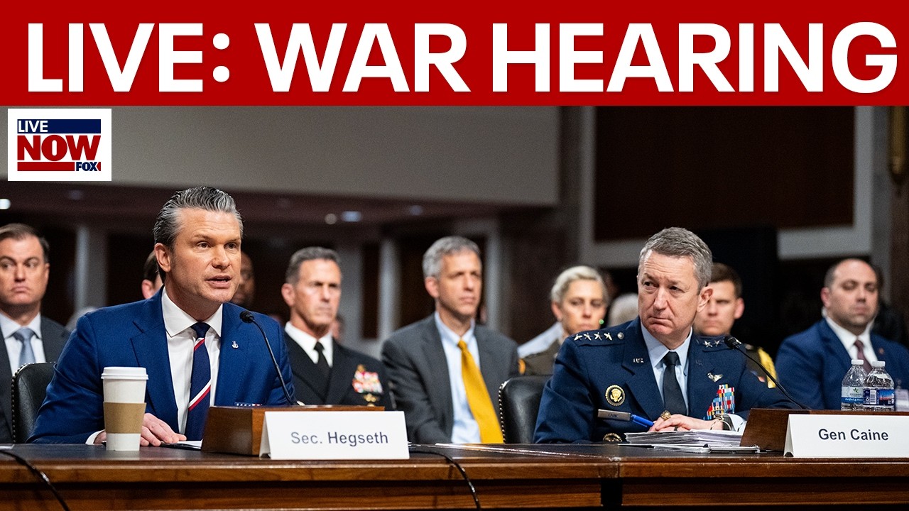 LIVE SOON: Hegseth, Caine testify before House on Iran war budget