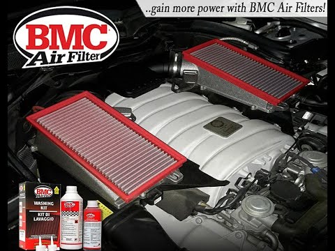 AMG C63 - BMC Performance Air Filter and Mass Airflow Sensor Clean