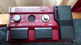 Video thumbnail for korg ax5b bass fx pedal by MADMALKO