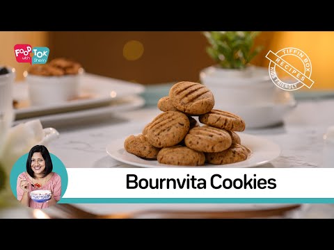 How To Make Healthy Eggless Bournvita Cookies For Kids | Bournvita Cookies | Kids Friendly Recipe