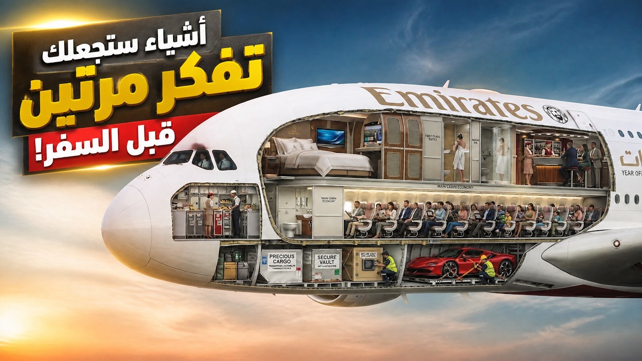 وثائقي يكشف ما لا يخبرك به أحد عن الطائرات… أسرار مرعبة خلف الأبواب المغلقة!