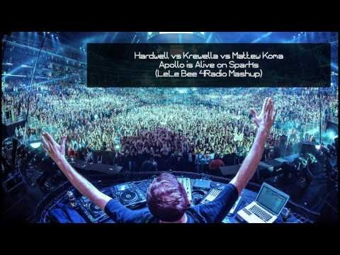 Hardwell vs Krewella vs Mattew Koma - Apollo is Alive on Sparks (LeLe Bee 4Radio Mashup)