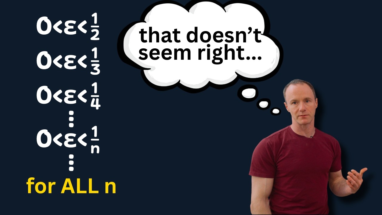 a positive number smaller than every fraction