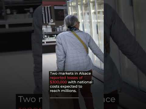 Cyberattack on French supermarkets causes fires, millions in losses | #AJ shorts