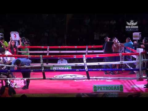 Winston Campos (Nic) VS Devis Perez (Col) - Nica Boxing Promotions