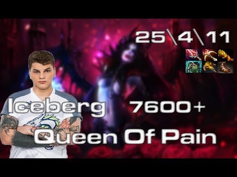 Iceberg Queen Of Pain MMR 7636 vs IllidanSTR Razor MMR 7984 . IllidanSTR сгорел .