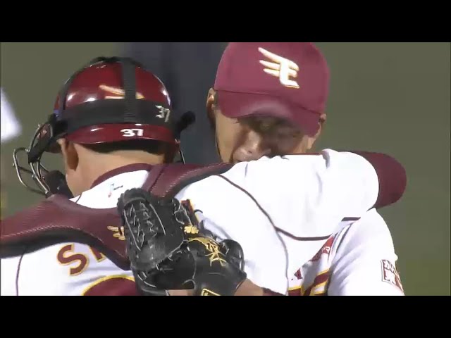 【6回表】「貫いた東北愛」イーグルス・永井 涙止まらぬラスト登板 2015/10/6 E-M