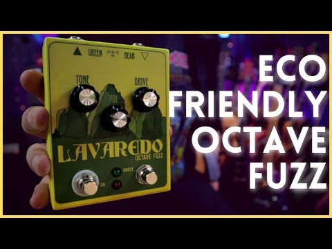 Eco Friendly Octave Fuzz - Green Bear Pedals Lavaredo