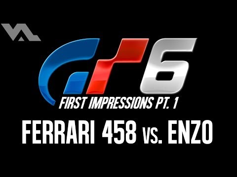 Gran Turismo 6 - First Impressions Part 1 - Ferrari 458 vs. Enzo at Le Mans - GT6