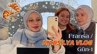 MARSİLYA VLOG GÜN-1 | Havaalanı, Şehir Gezisi, Alışveriş, Otel Turu, Burger King