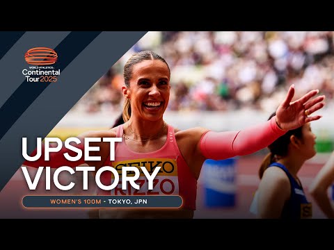 Upset victory for Rizzo in the women's 100m | Continental Tour Gold 2025