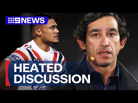 Thurston and Leniu involved in on-field altercation | 9 News Australia
