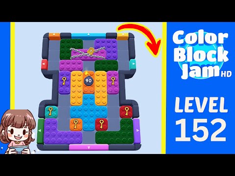 Color Block Jam Level 152 Solution Walkthrough