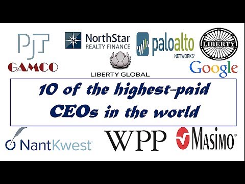 Top 10  highest-paid CEOs in the world 2017 || Media Zone