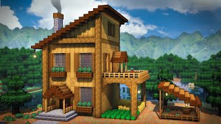 Minecraft: How To Build A Starter House | Easy Tutorial
