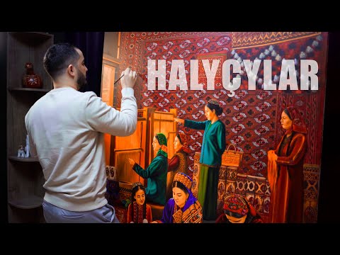 HALYCHYLAR - AZIMUS Deryayev / 190X140 / Oil,canvas 2026 / HALYÇYLAR