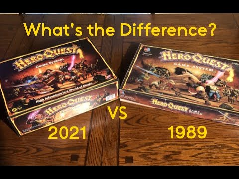Heroquest 2021 Vs Heroquest 1989